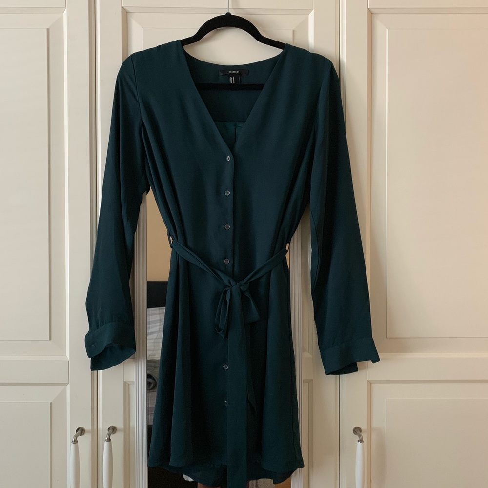 forest green/emerald tunic dress ✨